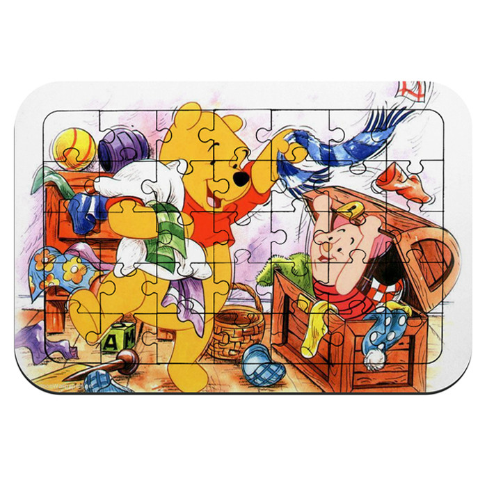  پازل 35 تکه طرح وینی د پو و دوستان مدل NI1601 