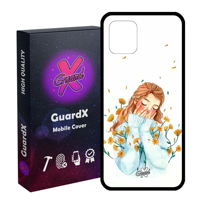 کاور گارد ایکس طرح Girl مدل Glass10315 مناسب برای گوشی موبایل سامسونگ Galaxy Note 10 Lite