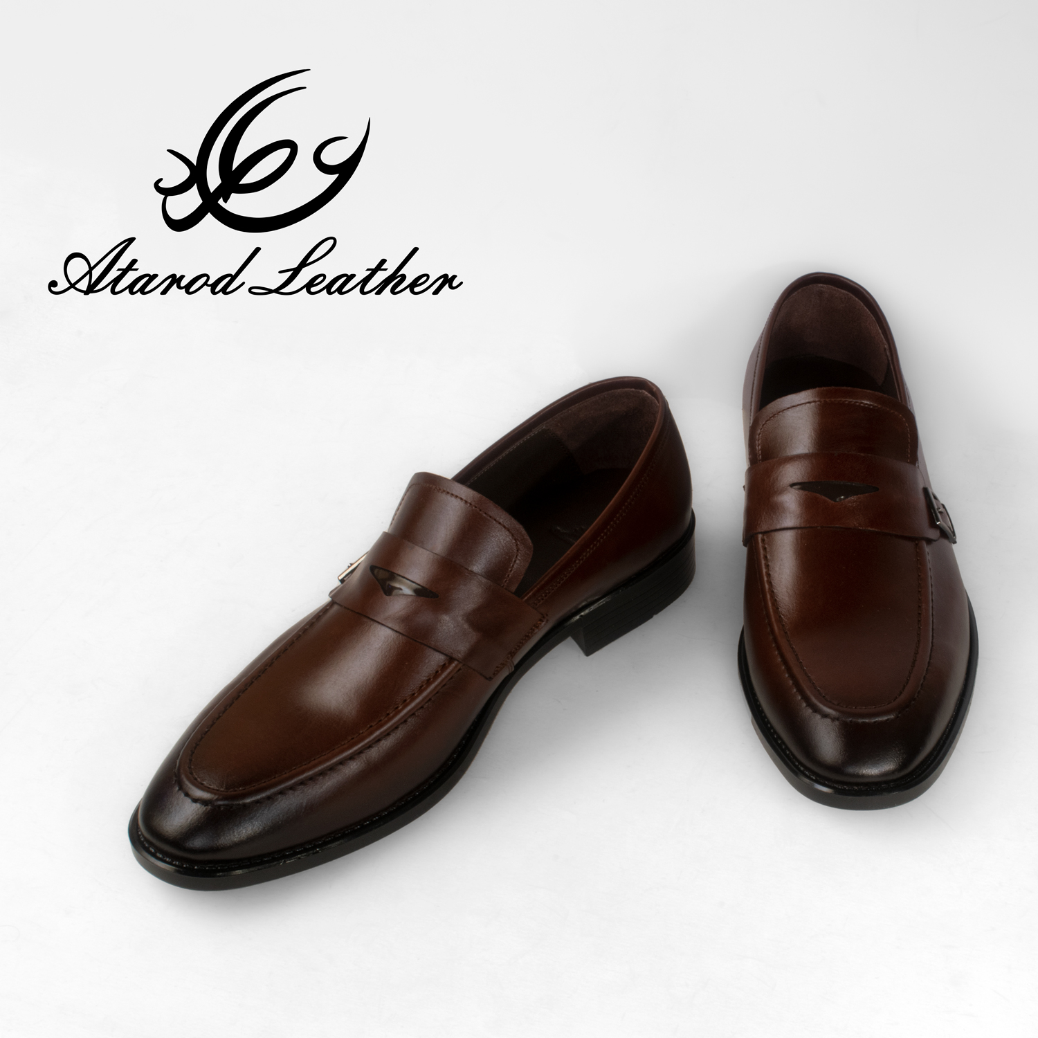 کفش مردانه چرم عطارد مدل چرم طبیعی کد SH75 -  - 9
