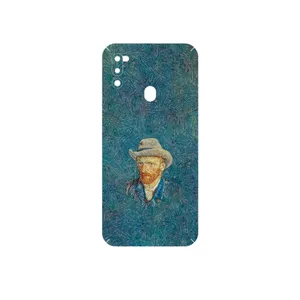 MAHOOT Self portrait with a gray felt hat Cover Sticker for Samsung Galaxy M21 2021 Edition