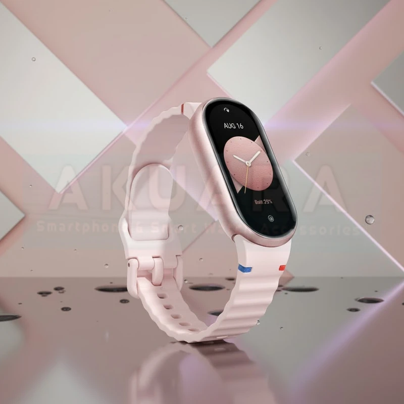 عکس شماره 12 : بند آکوآرا مدل newvmb مناسب برای ساعت هوشمند شیائومی mi band 8-9-10 12mm