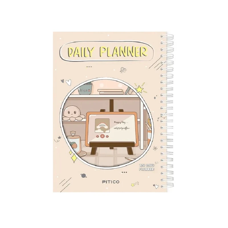 دفتر برنامه ریزی 70 برگ پیتیکو مدل پلنر 120 روزه کد 425