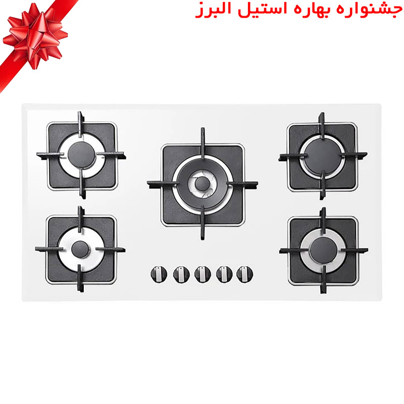 اجاق گاز صفحه ای استیل البرز مدل G-5910-W