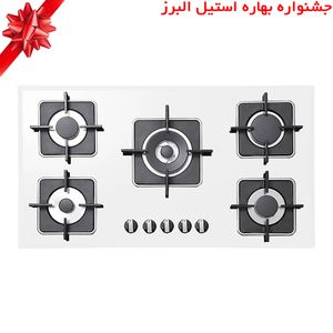 اجاق گاز صفحه ای استیل البرز مدل G-5910-W