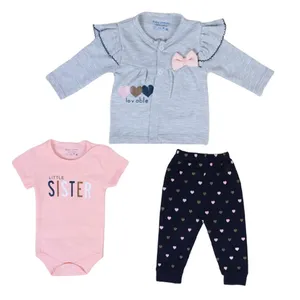 ست 3 تکه لباس نوزادی مدل cag445p