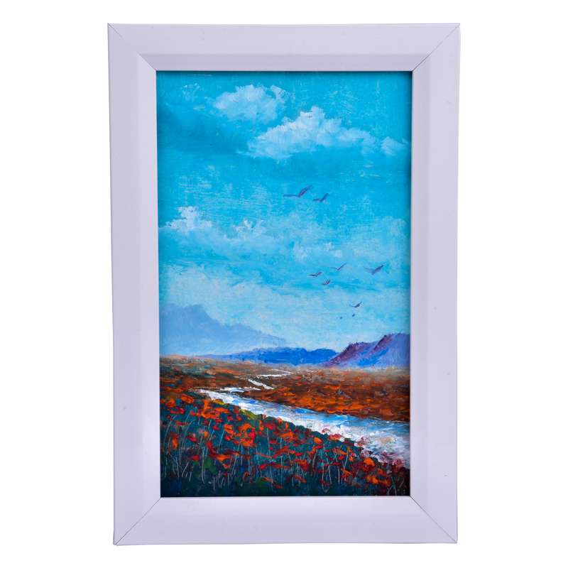 تابلو نقاشی آبرنگ مدل رود ارس کد ara-14