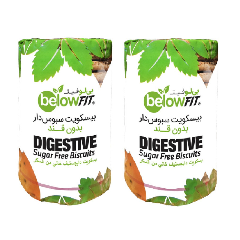 قیمت و خرید بیسکویت دایجستیو بدون قند بیلو - 200 گرم بسته 2 عددی