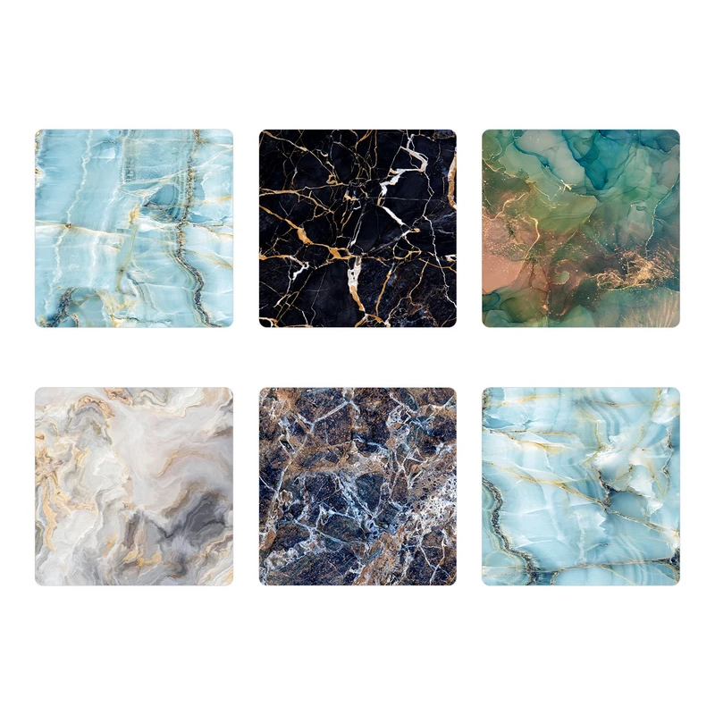 زیر لیوانی طرح سنگ مدل set29 مجموعه 6 عددی