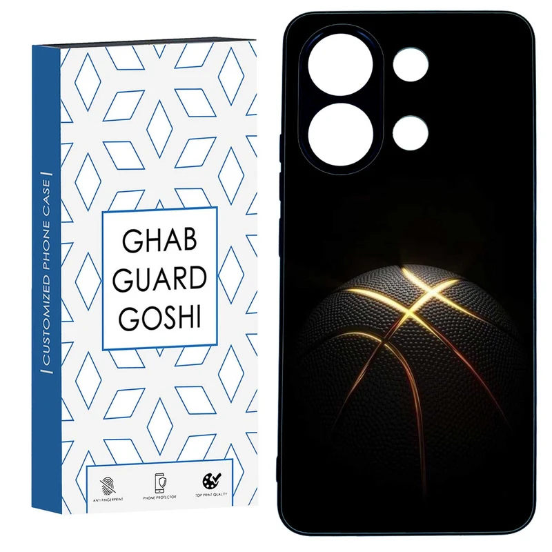 کاور قاب گارد گوشی طرح بسکتبال کد TPU-103 مناسب برای گوشی موبایل شیائومی  REDMI NOTE 13 4G
