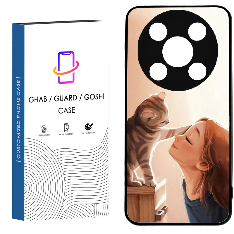 کاور قاب گارد گوشی طرح دخترانه کد 54 - TPU مناسب برای گوشی موبایل وکال V2 / V2 Lite