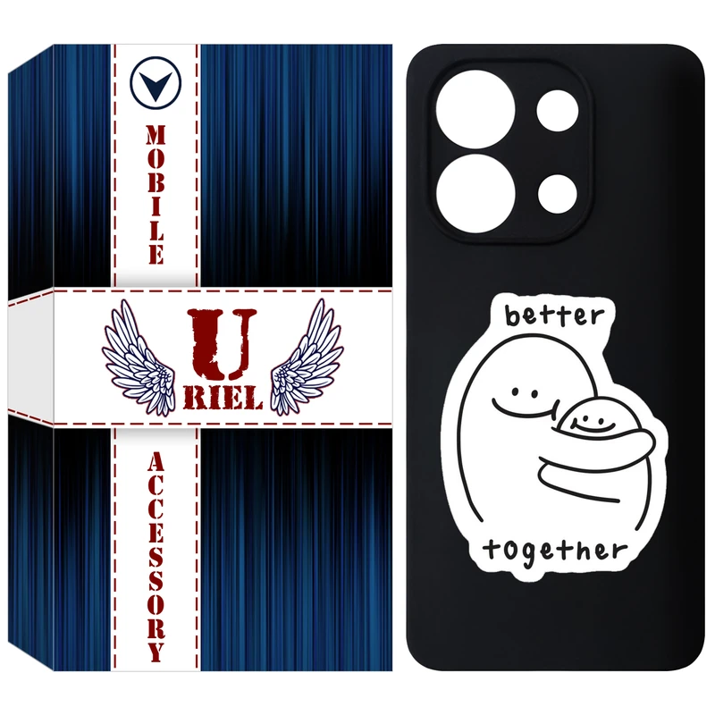 کاور یوریل مدل KSH کد 90 طرح Together مناسب برای گوشی موبایل شیائومی Redmi Note 13 4G