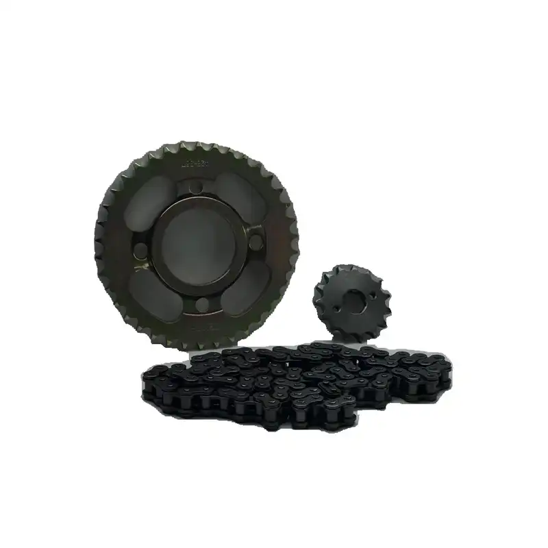 ست دنده زنجیر موتور سیکلت مدل Cc125 38T/15T 428H-102L مناسب برای هندا 125 مجموعه 3 عددی