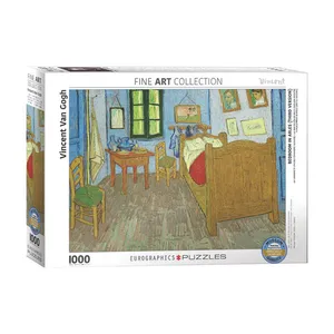 پازل 1000 تکه یوروگرافیکس پازلز مدل Bedroom in Arles كد 60000838