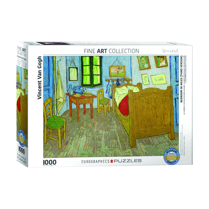 پازل 1000 تکه یوروگرافیکس پازلز مدل Bedroom in Arles كد 60000838