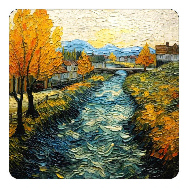 مگنت کاکتی طرح نقاشی رنگ روغن مدل mp72944