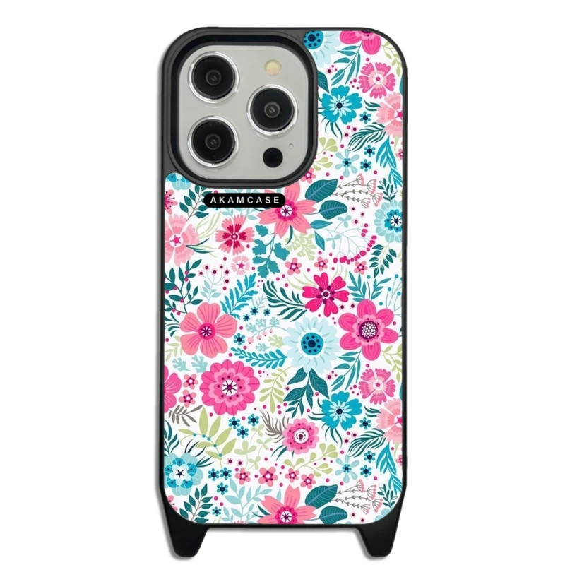 کاور آکام مدل AMC-WLA15PRO-FLOWERS2 مناسب برای گوشی موبایل اپل iPhone 15 Pro
