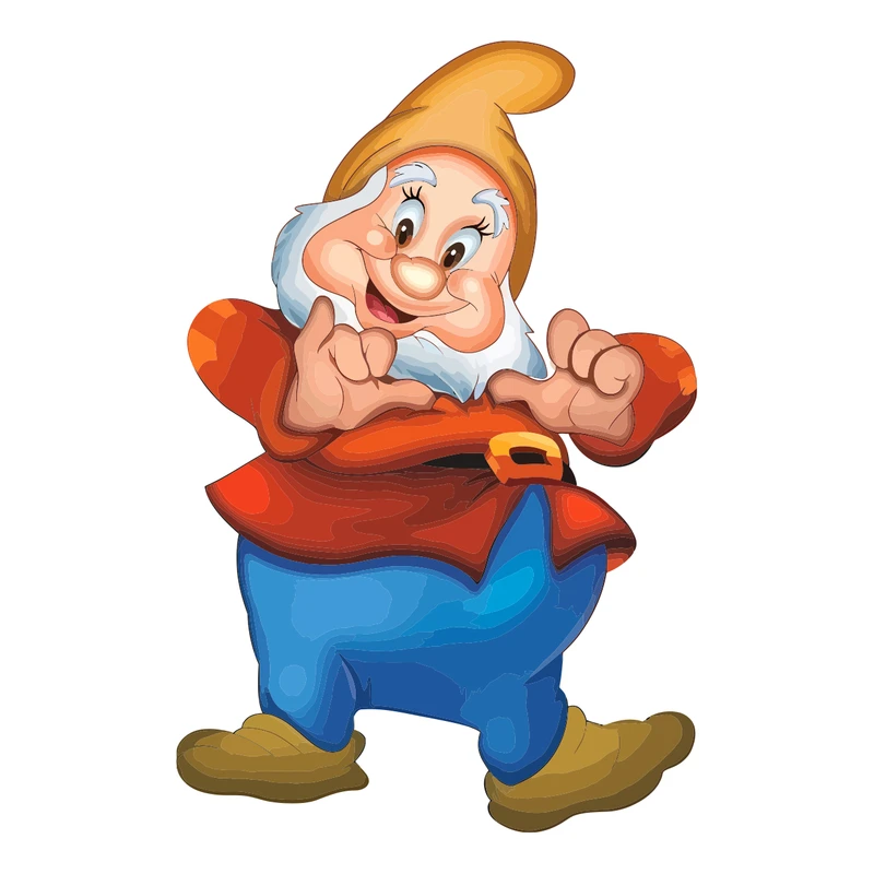 برچسب لپ تاپ پویا مارکت طرح هفت کوتوله کد 345