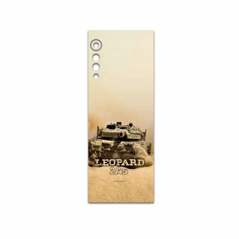 برچسب پوششی ماهوت مدل Leopard-2A5-tank مناسب برای گوشی موبایل ال جی Velvet 5G
