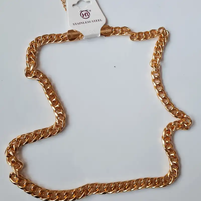 زنجیر زنانه استینلس استیل مدل بلند