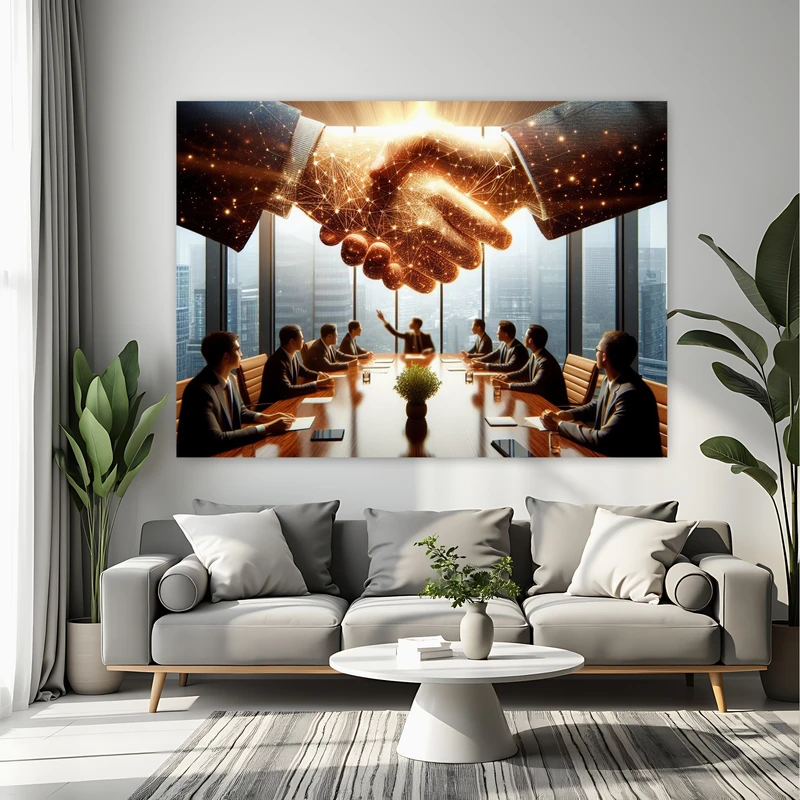 پوستر دیواری مدل توافق در شراکت کد FP104721