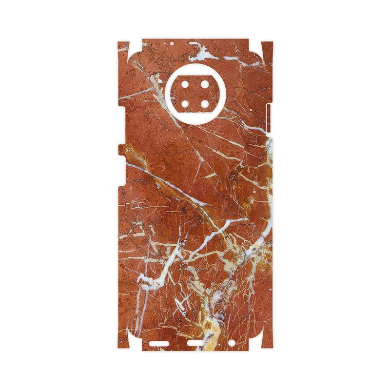 برچسب پوششی ماهوت مدل Red Marble-FullSkin مناسب برای گوشی موبایل شیائومی Redmi Note 9T