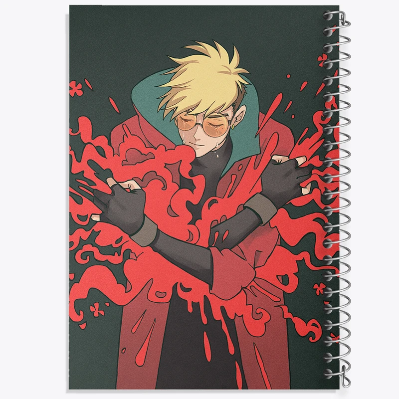 دفتر نقاشی 50 برگ خندالو طرح وش انیمه تریگان (Trigun) کد 36217