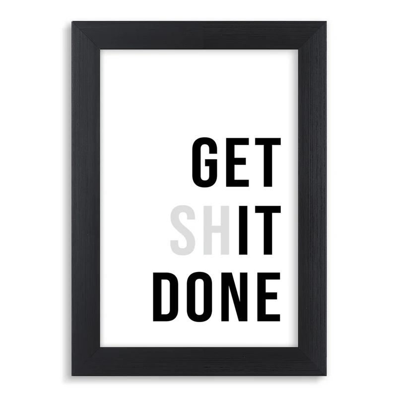 تابلو آرتی فریم مدل Get It Done کد F060B