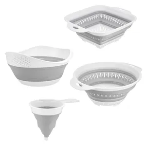 آبکش و آبگیر مدل تاشو nandy home مجموعه 4 عددی