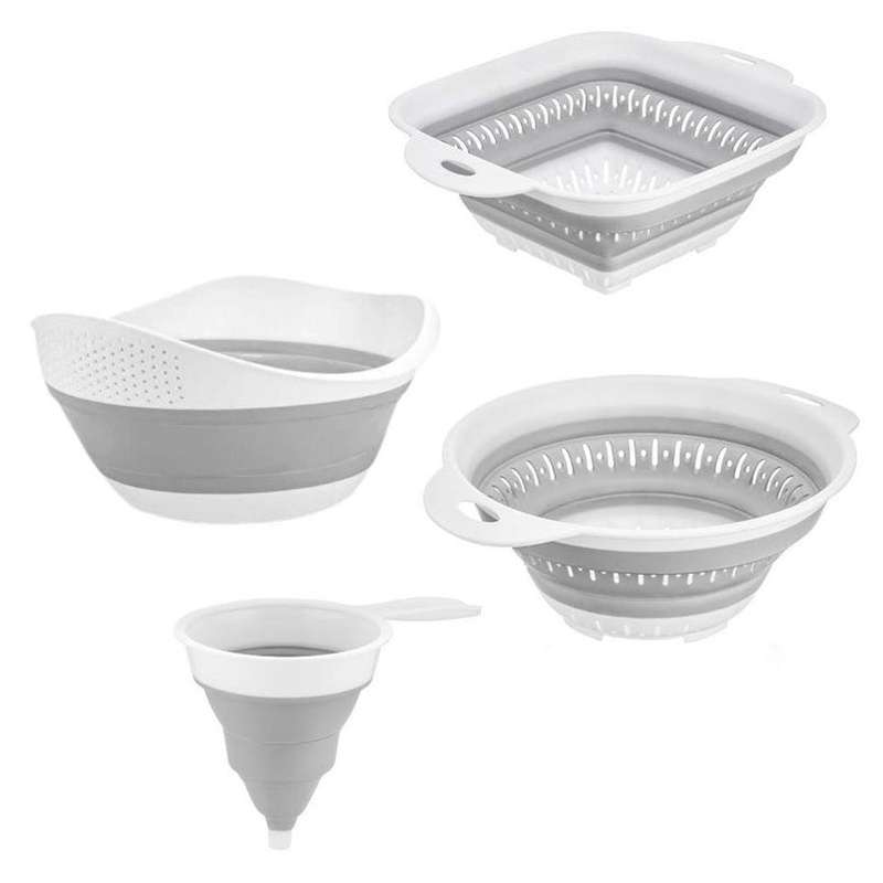 آبکش و آبگیر مدل تاشو nandy home مجموعه 4 عددی