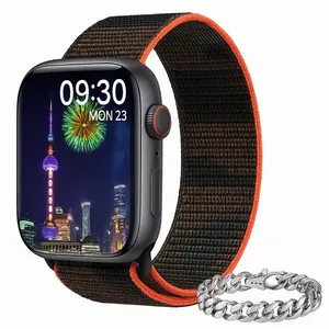 ساعت هوشمند 46 میلی متری مدل M55 Pro Max با بند سیلیکونی به همراه دستبند