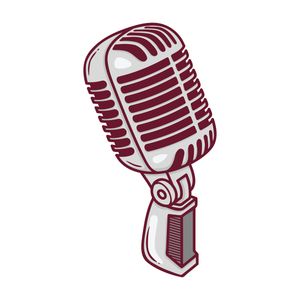 برچسب لپ تاپ طرح میکروفن کد 1224