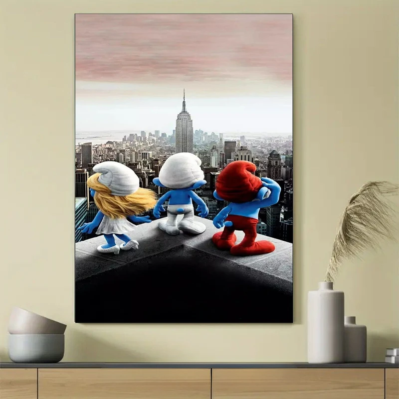 تابلو شاسی مدل انیمیشی اسمورف کد 5474