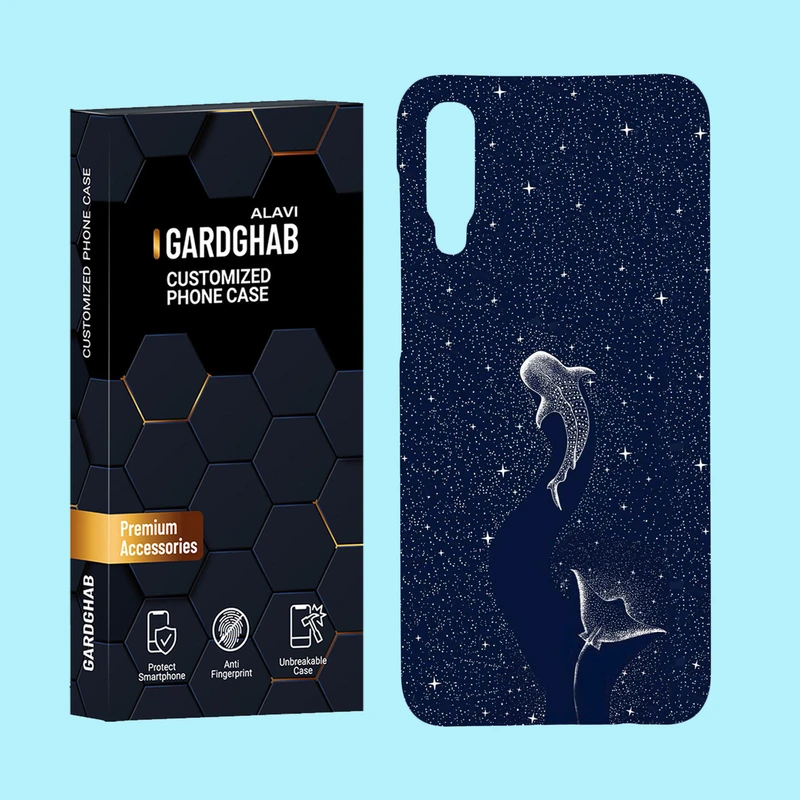 کاور گارد قاب علوی مدل هنری مناسب برای گوشی موبایل سامسونگ Galaxy A50 / Galaxy A50s / Galaxy A30s