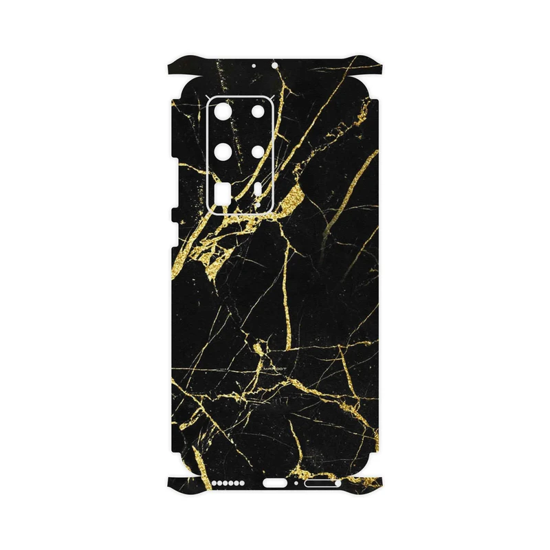 برچسب پوششی ماهوت مدل Graphite_Gold_Marble-FullSkin مناسب برای گوشی موبایل هوآوی P40 Pro Plus
