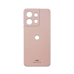 MAHOOT Rose-Gold-Leather Cover Sticker for Motorola Edge 50 Pro