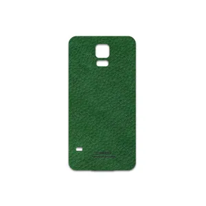 MAHOOT Green-Leather Cover Sticker for Samsung Galaxy S5