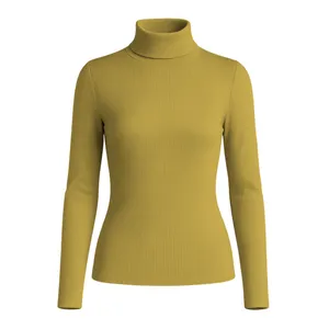 بلوز آستین بلند یقه اسکی زنانه مدل PDK-YS کد M5355