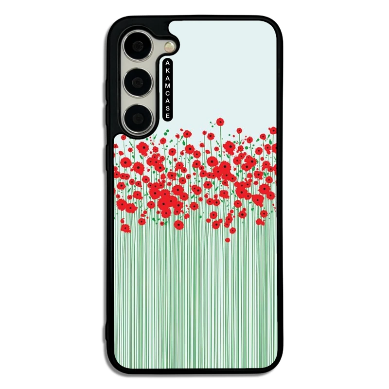 کاور آکام مدل AMC-WSGS23P-FLOWERS-26 مناسب برای گوشی موبایل سامسونگ Galaxy S23 Plus