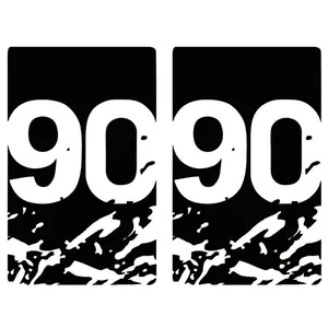 برچسب خودرو کد 90-16 بسته دو عددی