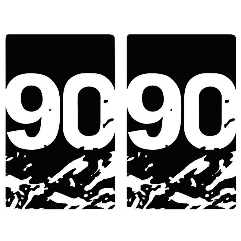برچسب خودرو مدل 90 کد 23 بسته دو عددی