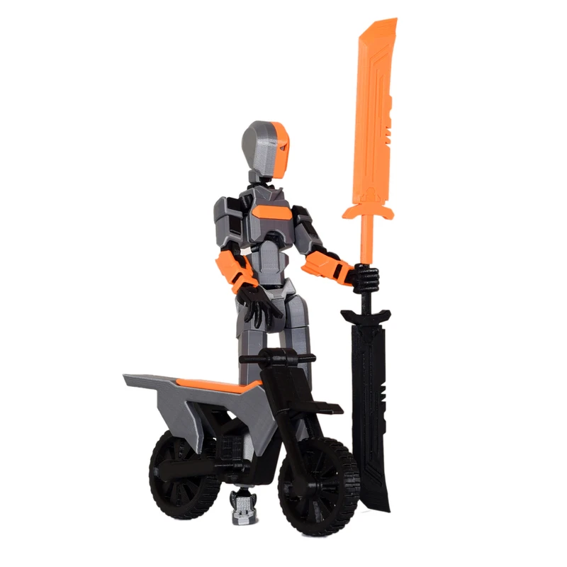 اکشن فیگور مدل dummy 13 Swordsman مجموعه سه عددی