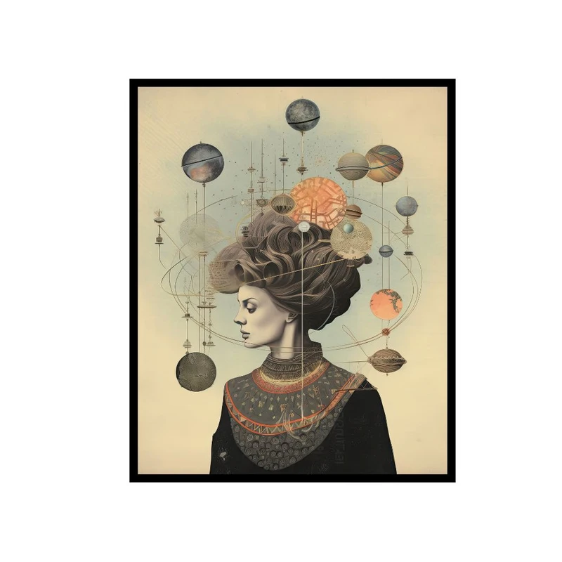 پوستر مدل زن چاپ پرتره 3