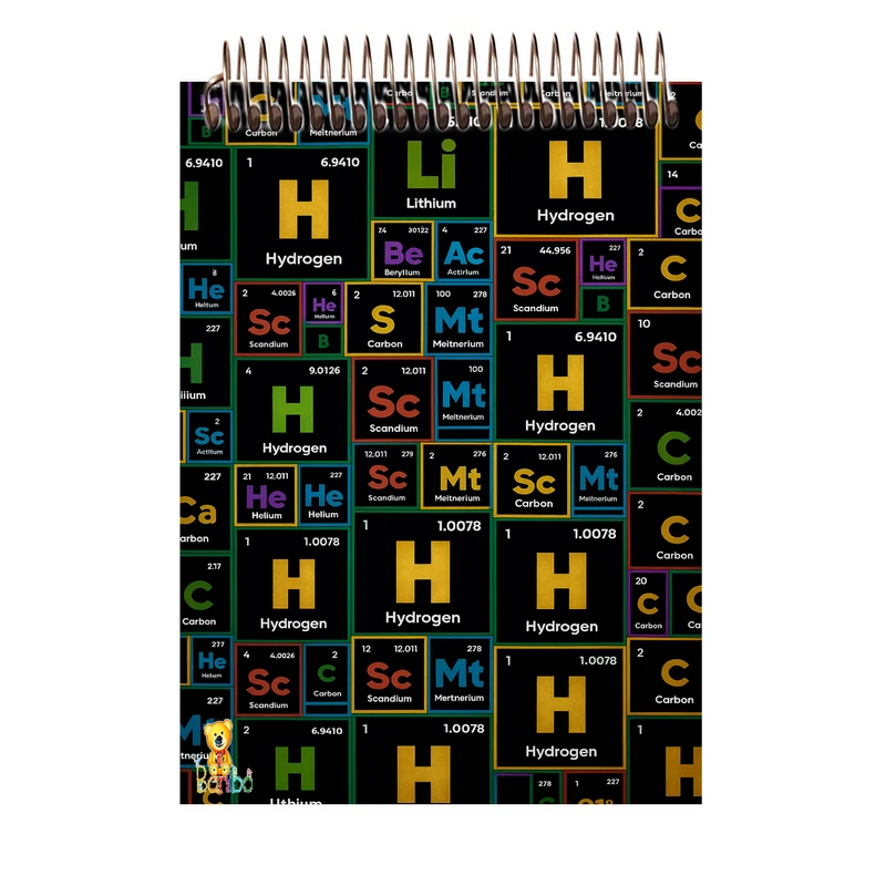 دفترچه نقاشی 100 برگ بانیبو مدل شیمی کد 2727