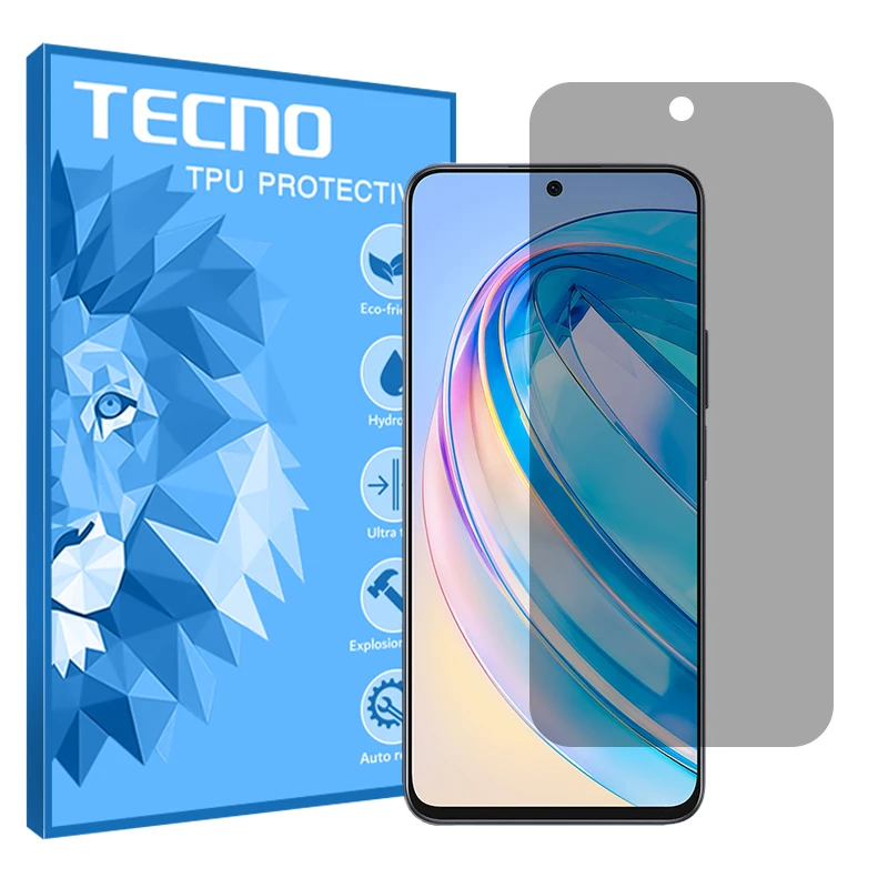 محافظ صفحه نمایش حریم شخصی تکنو مدل Resistant مناسب برای گوشی موبایل آنر X8a