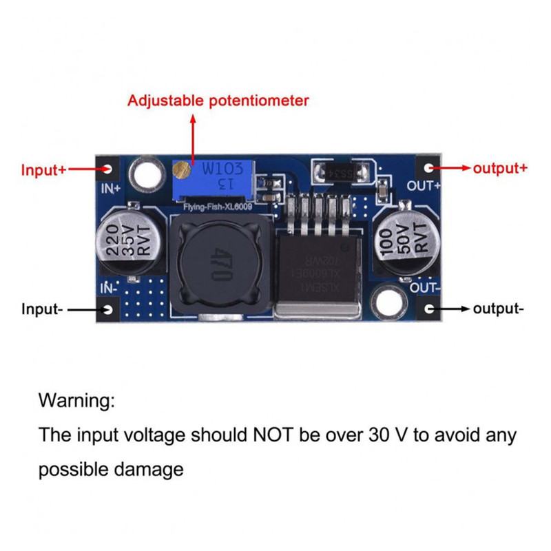 ماژول مبدل DC-DC افزاینده مدل KSRE-XL6009/LM2577