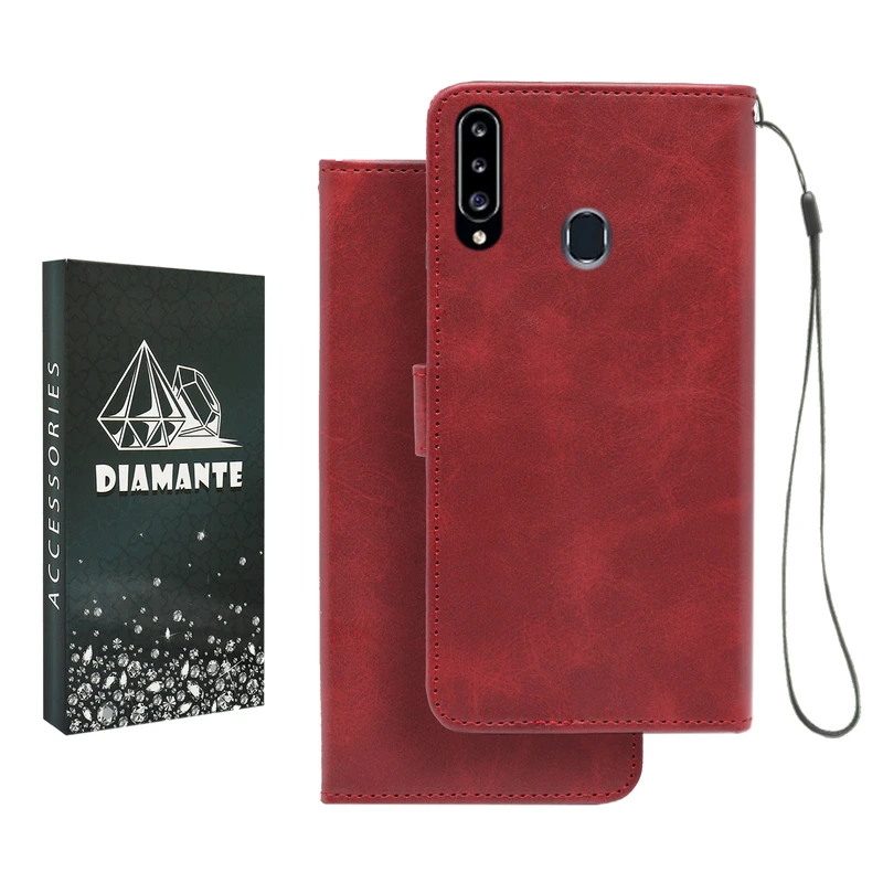 کیف کلاسوری دیامانته مدل Mortand Bk مناسب برای گوشی موبایل سامسونگ Galaxy A20s 