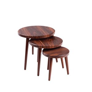 نقد و بررسی میز عسلی میز مارکت مدل آماندا مجموعه 3 عددی توسط خریداران