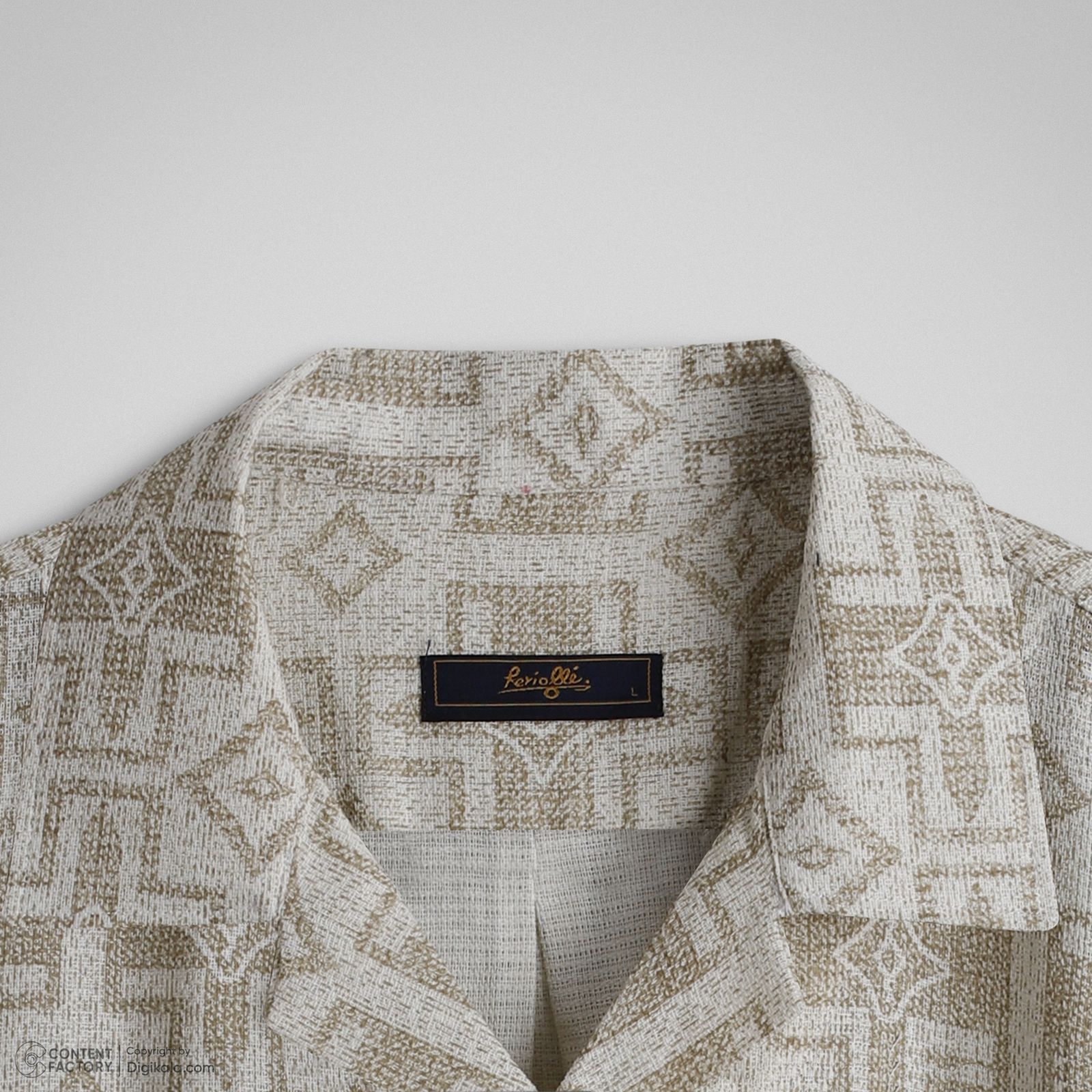 پیراهن آستین کوتاه یقه برگردان مردانه فریولی مدل 111191602 - - 2