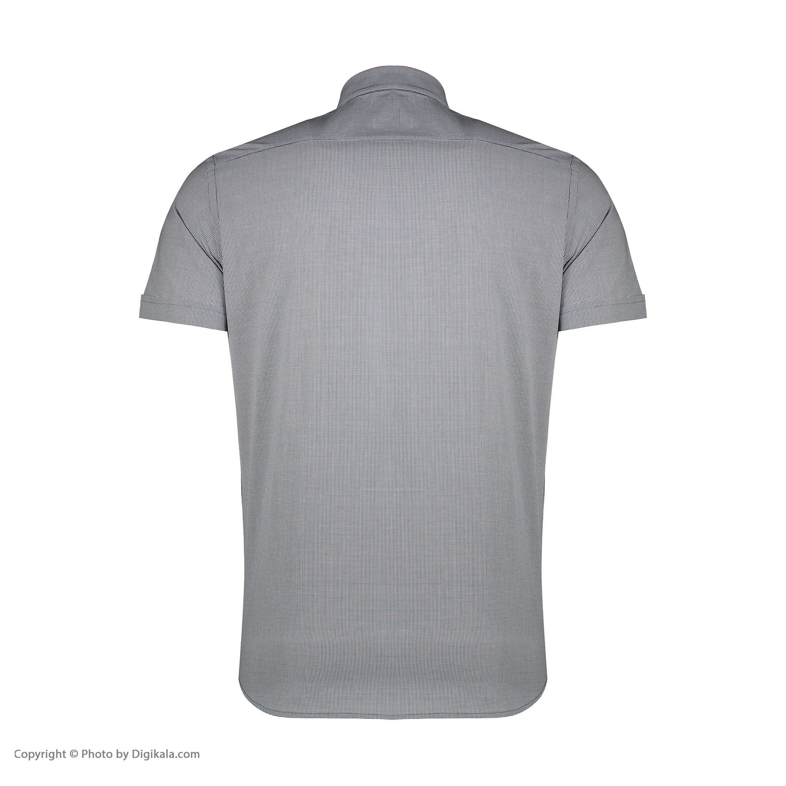 پیراهن آستین کوتاه مردانه کیکی رایکی مدل MBB20169-324 -  - 4
