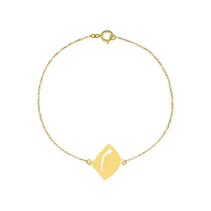 دستبند طلا 18 عیار زنانه مدل م GB036